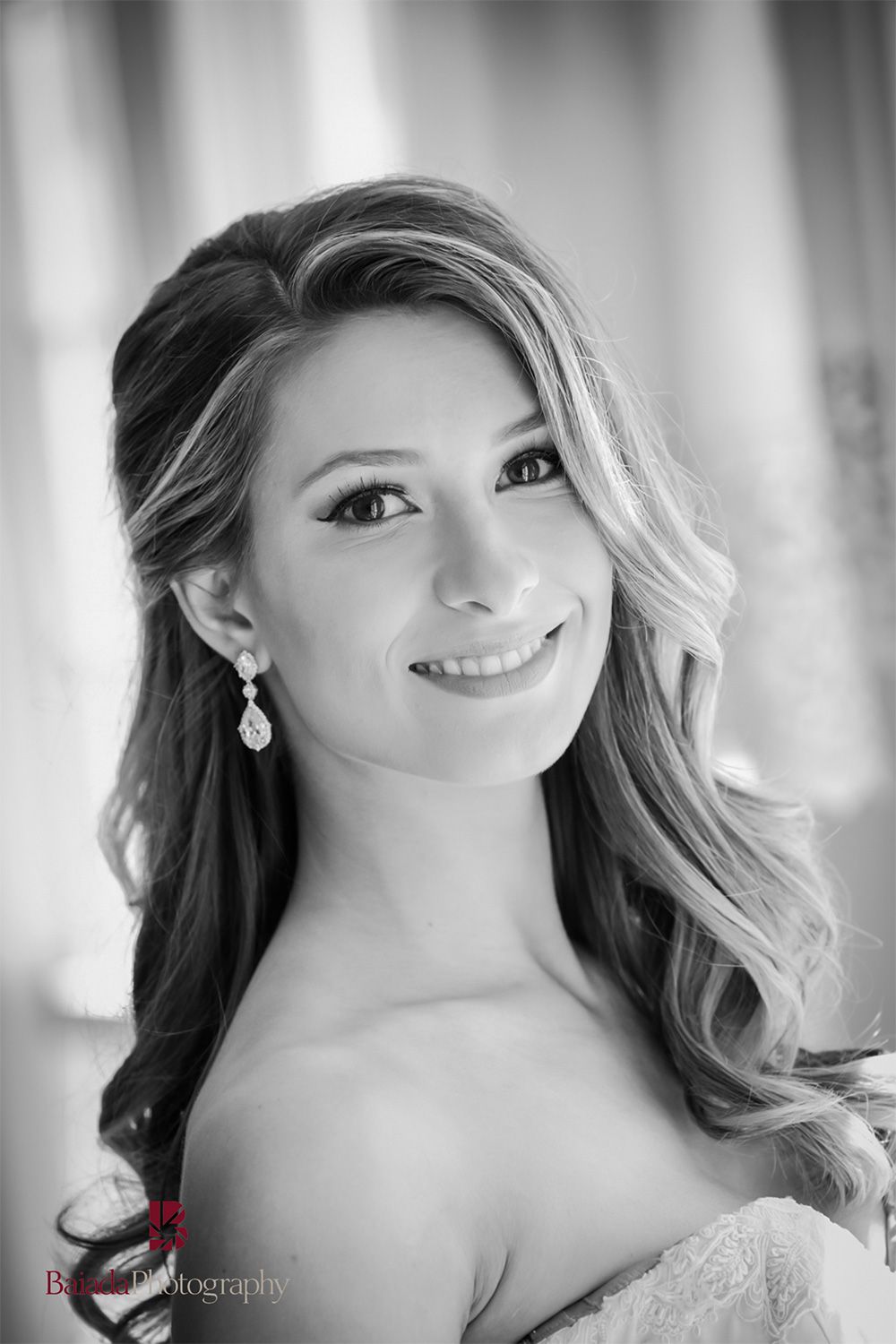 Beautiful Bride Greek wedding, Philadelphia wedding,Black and white photography